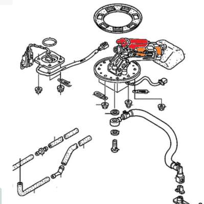 16700-MGJ-D02 fuel pump image 2